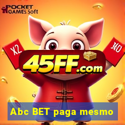 Abc BET paga mesmo